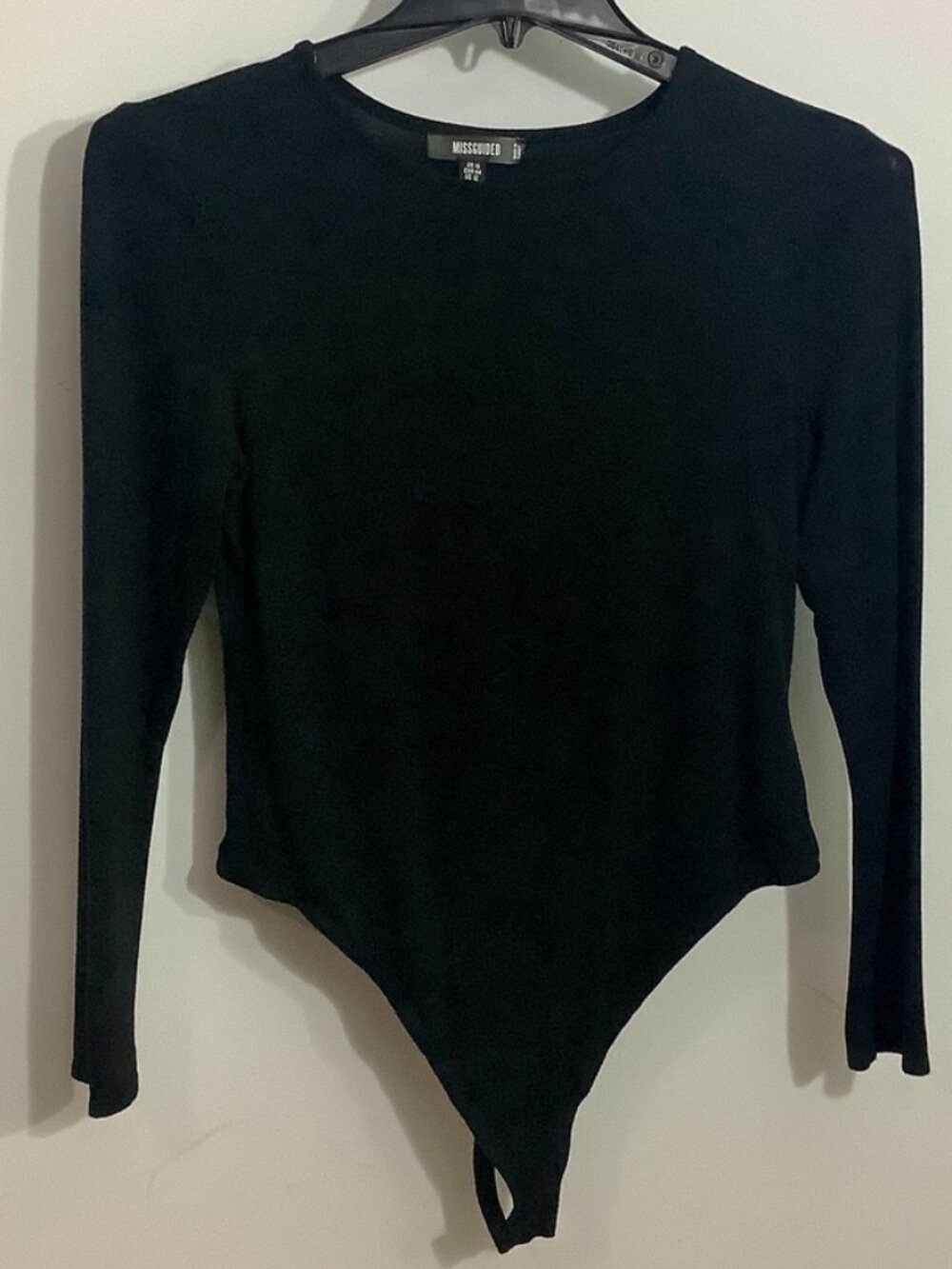 Body Suit Black Sz 12 Black Long Sleeve  Balletcore